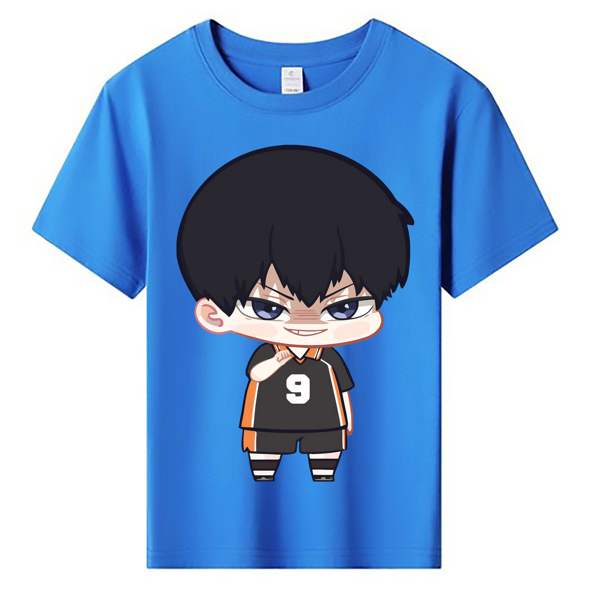 （画像用） ハイキュー!! Haikyu!! 綿100％キッズTシャツ（フロントプリント）